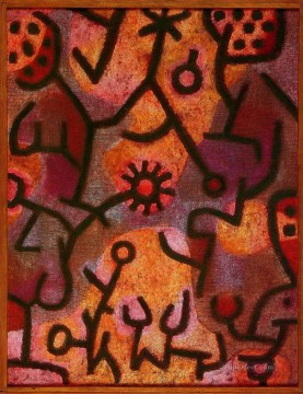  rock Oil Painting - Flora on rocks Sun Paul Klee